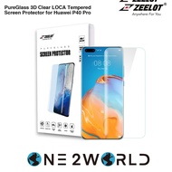 ZEELOT PureGlass 3D Clear LOCA Tempered Glass Screen Protector for Huawei P40 Pro (2020)