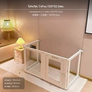 รั้วสัตว์เลี้ยงอะคริลิค  คอกสุนัขใสแบบโปร่ง แผง HDPE สำหรับใช้ในบ้าน ปรับเปลี่ยนรูปแบบได้ เหมาะสำหรั