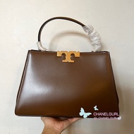 🇺🇸 Original Tory Burch Eleanor Satchel Top Handle Crossbody Bag Brown