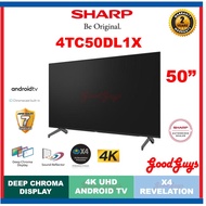 Sharp 4TC50DL1X AQUOS 50 Inch 4K UHD Android TV