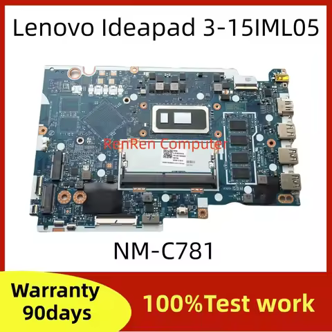 NM-C781 For Lenovo Ideapad 3-15IML05 3-14IML05 Laptop Motherboard With I3-10110U I5-10210U I7-10510U