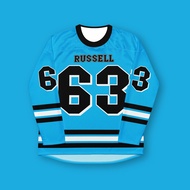 George Russell Mercedes F1 TShirt Microfiber Jersey