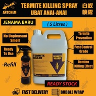 Termite Killer [5 Litres]-Refill / Ubat Anai-Anai Berkesan /Insect Killing Spray/ Penyembur Serangga