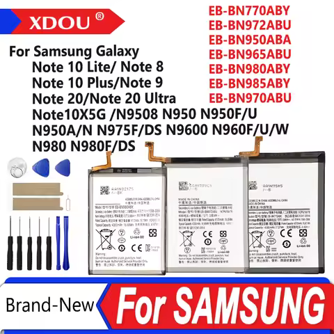 New Battery EB-BN770ABY EB-BN972ABU For Samsung Galaxy Note 10 Lite puls 8 9 20 Ultra 10X 5G N975F N