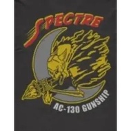 AC-130 Gunship Spectre Cotton T-Shirt 1 Round Neck Short Sleeve Casual For Men Streetwear Style