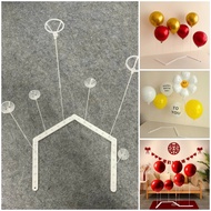 Horizontal balloon pillars, zigzag balloon pillars, fake balloon pillars for birthday decoration, Pa