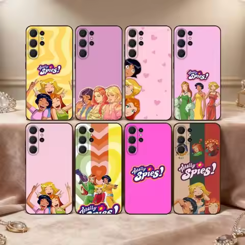 1PC T-Totally S-Spies Phone Case For Samsung S26,S25,24,23,22,30,21,10,9,Ultra,Plus,Lite,FE Soft Bla
