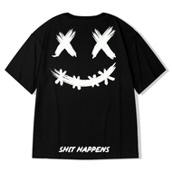 S-7XL  Cotton T Shirt Ready Stock Men T-shirts Baju Lelaki Oversized Mens Clothing Plus Size Short S