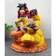 (พร้อมส่ง)โกคูร่าง4กับลิงยักษ์ 34cm ดราก้อนบอล ฟิกเกอร์ โมเดล Goku SS4 &amp; Giant Ape Dragon Ball Figure Dragonball
