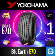 Yokohama 215/55R17 BluEarth E70 ยางใหม่ ผลิตปี2026 ราคาต่อ1เส้น มีรับประกันจากโรงงาน แถมจุ๊บลมยางต่อ