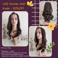 promo.!! Wig Rambut Asli Human Hair Panjang Natural murah
