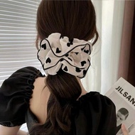 IKAT RAMBUT KOREA // BLISS SCRUNCHIE JUMBO MOTIF POLKADOT // AKSESORIS RAMBUT KOREAN FASHION levia