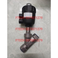 DN20 y-shaped oblique valve DN20 plastic bulb, DN20 stainless steel oblique valve Hot pneumatic plas