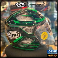 ARAI VZ RAM Chronus Green Open Face Jet Helmet 100% Original From Authorized Dealer