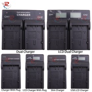 DU07 LCD RAPID DUAL CHARGER For Panasonic NV-GS500 GS28GK GS188 GS180 GS80