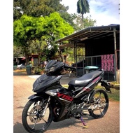 💯 ORIGINAL VELOZI STICKER TAMPAL COVERSET Y15ZR V1 V2 HITAM BATMAN READY STOCK