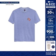 Tommy Jeans เสื้อยืด ผู้ชาย รุ่น DM0DM22309 C58 - สีน้ำเงิน ทรง Relaxed