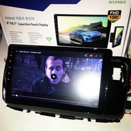 new gloss black alza casing with android 10inch 4K IPS 2.5D  1R 32G memory player