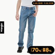WRANGLER กางเกงยีนส์เอวกลางทรงขากระบอก MWZ รุ่น WR WRMWZ227 แรงเลอร์ กางเกงยีนส์ เสื้อผ้าผู้ชาย กางเ