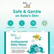 BZU BZU ANTIBACTERIAL BABY WIPES ( 30 WIPES )