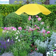 LACYES Plant Umbrellas, Adjustable Metal Stake Garden Shade Umbrella, Multipurpose Reusable Weatherp