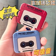 Tik Tok Retro Recorder Mini Recordable Fun Music Box Pendant Keychain Ornament Gift E7LU