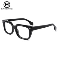 【NEW TOOT】 HAWAII Fashion Luxury Glasses Decoration Square Style Glasses Two Dots Rivets Eyewear Ace