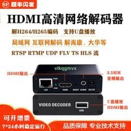 {VLK}h265高清網絡音視頻解碼器rtsp hls rtmp轉hdmi解碼器usb播放器