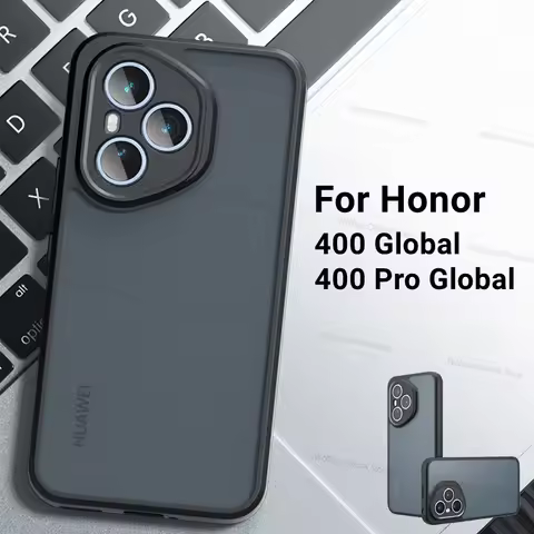 For Honor 400 Pro Global Case Honor 400 Pro Global Cover Luxury Matte PC + TPU Shockproof Protective