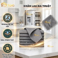 TDG magic cleaning cloth does not leave marks for cleaning kitchen glass doors, multi-purpose super 