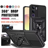 Casing For Vivo V40 Lite Y200 Y19S 5G 4G 2024 Slide Camera Lens Protection Case V40Lite VivoY200 Viv