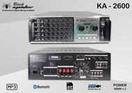 BLACK SPIDER KA 2600 ORIGINAL POWER AMPLIFIER MIXER KARAOKE KA2600