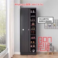 高身趟門鞋櫃180cm Tall Wooden Shoes Cabinet (Sliding Doors) 層板靈活安裝 可拆/高度可調 收納力強 可放長靴 Lady’s Boot 鎮守玄關 善用空間