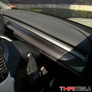 คอนโซลหน้าคาร์บอน Tesla Model 3 Model Y Carbon Forged แท้