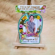 60Th Birthday Ref Magnet Souvenir ( Any Theme/Size/Shape/ Number Will Do) Minimum Of 20 Pcs Order Dg
