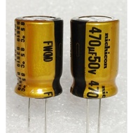 Nichicon FW 470uf 50v capacitor