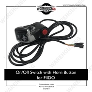 On/Off Switch with Horn Button for FIIDO