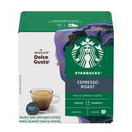 Starbucks Espresso Roast Coffee Capsules by Nescafe Dolce Gusto (12s)