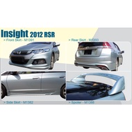 Honda insight 2012 2013 2014 RSR bodykit body kit front side rear skirt lip mugen spoiler