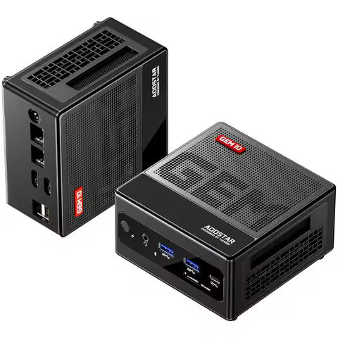 AOOSTAR GEM10 Ryzen 7 7840HS/6800H Mini PC with 32GB LPDDR5 3* NVME SSD, Gaming Desktop Computer wit