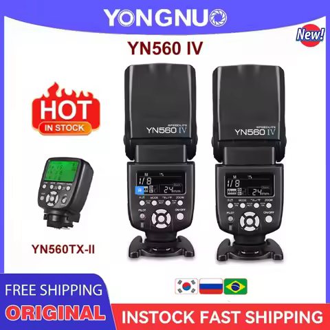 YONGNUO YN560 IV YN-560 IV 560IV 2.4G Wireless Flash Speedlite/YN560TX-II Trigger Radio Master·Mode