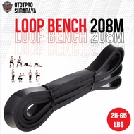 208cm Loop Elastic Resistance Band 25-65 Lbs/Loop Band/Fitness Rubber - Black