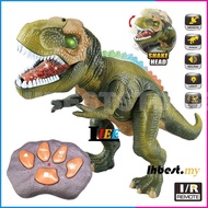 HOT!!!☋☫ pdh711 RC Walking Tyrannosaurus Rex Dinosaur Remote Control Crocodile Triceratops Light Sound Birthday Kids Dinosaur Jurassic Raksasa Toys