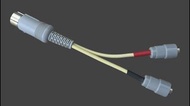 英國 RS 古董純銅鍍錫 靚聲5p din - 2 RCA轉插 Adaptor