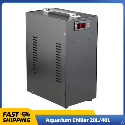 Aquarium Chiller Aquarium Cooler LCD Display Quiet Fish Tank Cooling System 20L/40L for Fish Water G