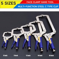 6/9/11/14/18 Inch C Type Multi-function Steel Clip Vise Grip Locking Plier Pincers Woodworking Clamp