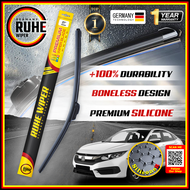 Ruhe Wiper Honda Civic FC 2016 - New Present Original High Quality Soft Silicone Car Wiper Silicon K