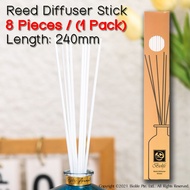 Biolife 8 Pieces 240mm Reed Diffuser Stick ( Colour) For Essential , -