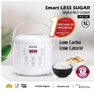 Bolde Smart Less Sugar Digital Rice Cooker 1L - Lilac breezeE Rice Cooker