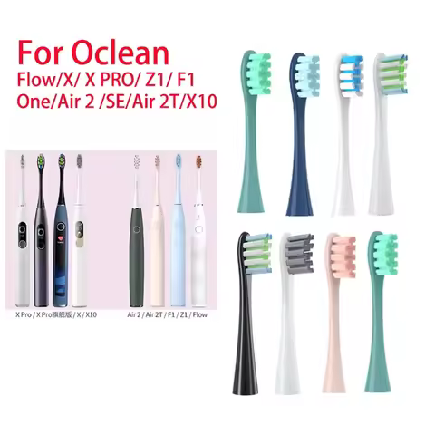 DuPont Sonic Electric Toothbrush Vacuum Bristle Replacement Heads Compatible with Oclean Flow/X/X PR